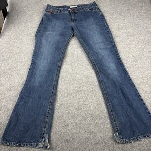 Wrangler Twenty X Bootcut Jeans Womens 13/14x36 Blue Western Low Rise Denim